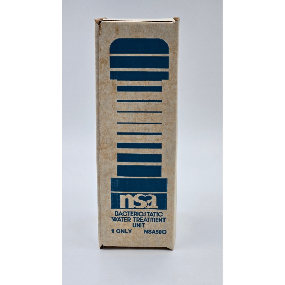 NSA Bacteriostatic Water Treatment‎ Unit Model 50C Countertop Filter Vintage New